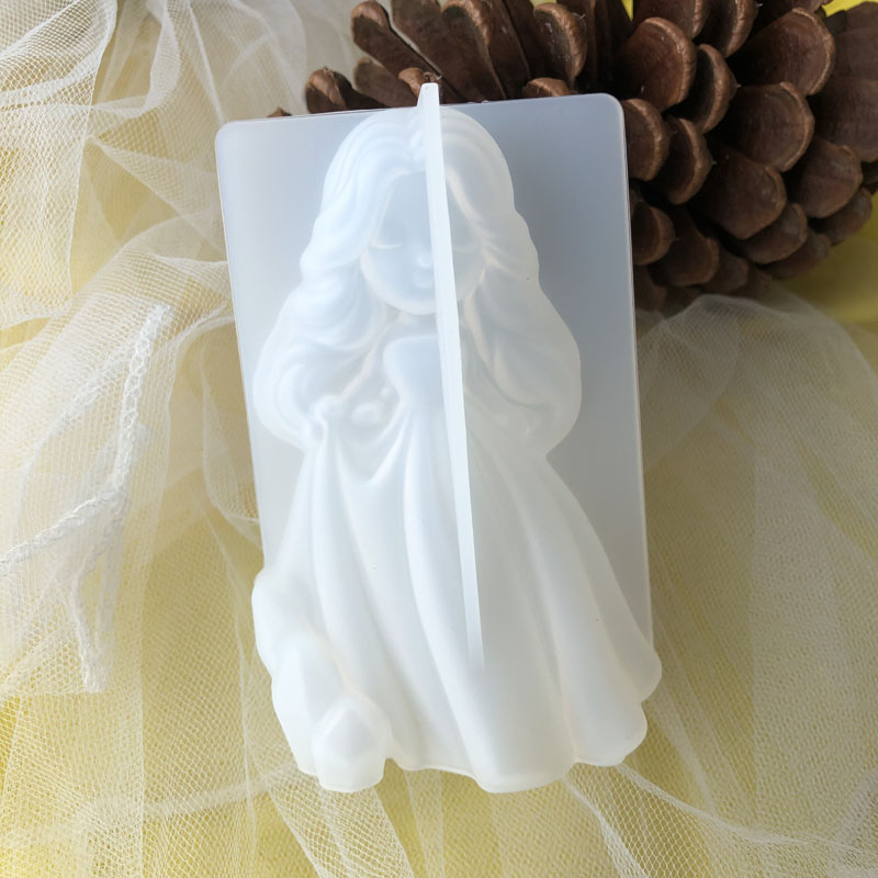 3D Printing Model - Cetakan lilin silikon putri imut 3D