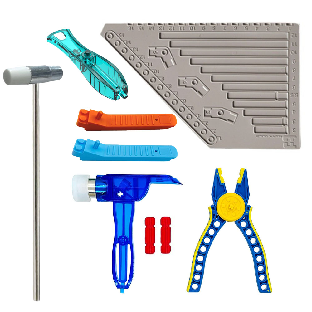 3D Print Removal Tool - Pelat pengukur blok bangunan, mainan batu