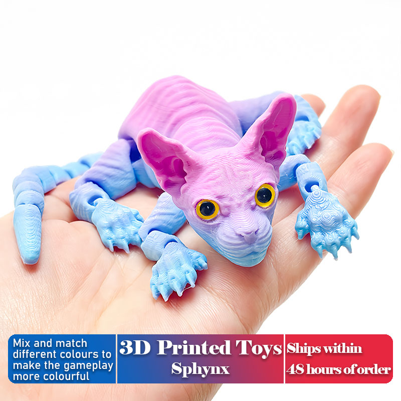3D Printing Household Items - Kucing Sphynx Cetak 3D Realistis dengan