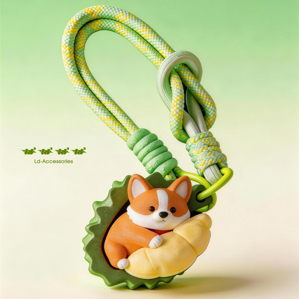 3D Printing Simulator - Gantungan Kunci Fidget Lucu Bentuk Corgi