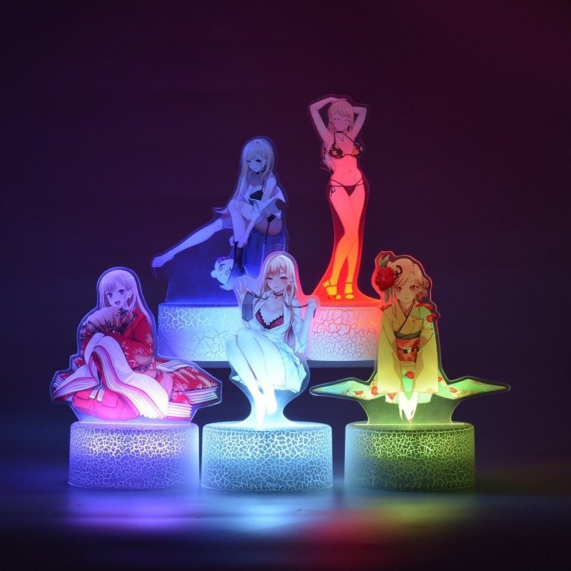 3D Printing Model - Lampu Tidur Karakter Kartun Anime Kawaii