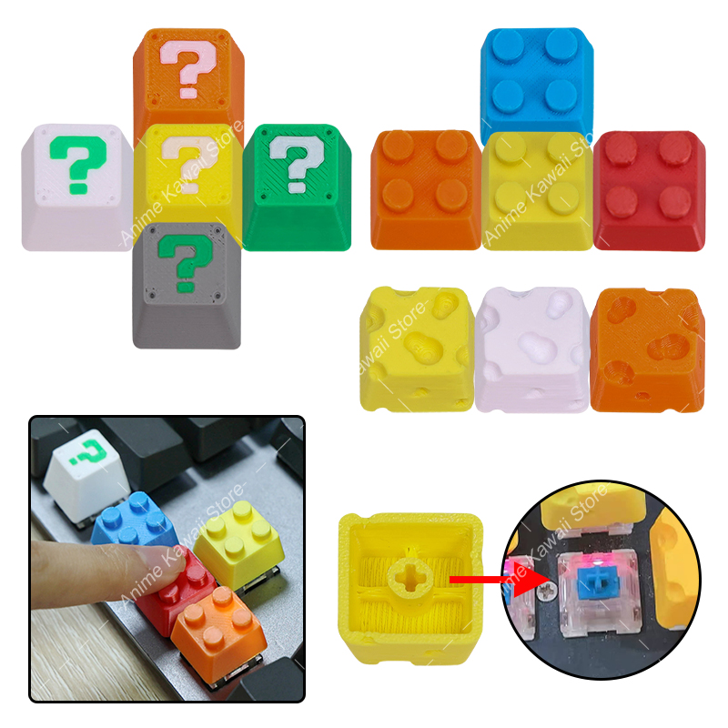3D Printing Question - Tanda Tanya Kartun Keju Desain Personalisasi
