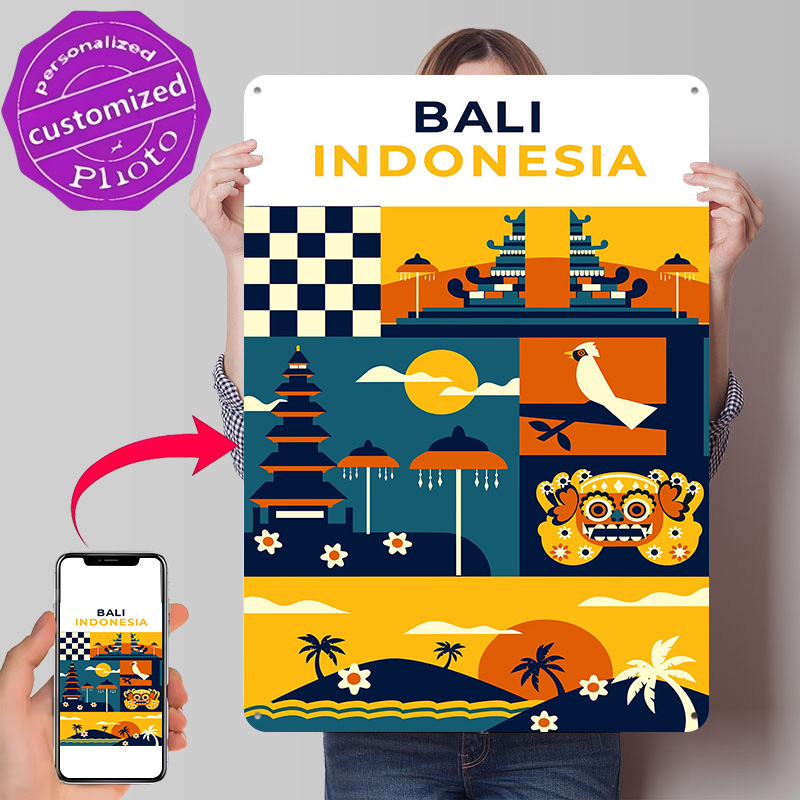 3D Printing Indonesia - Poster Cetak Tekstur 3D Bali Indonesia,