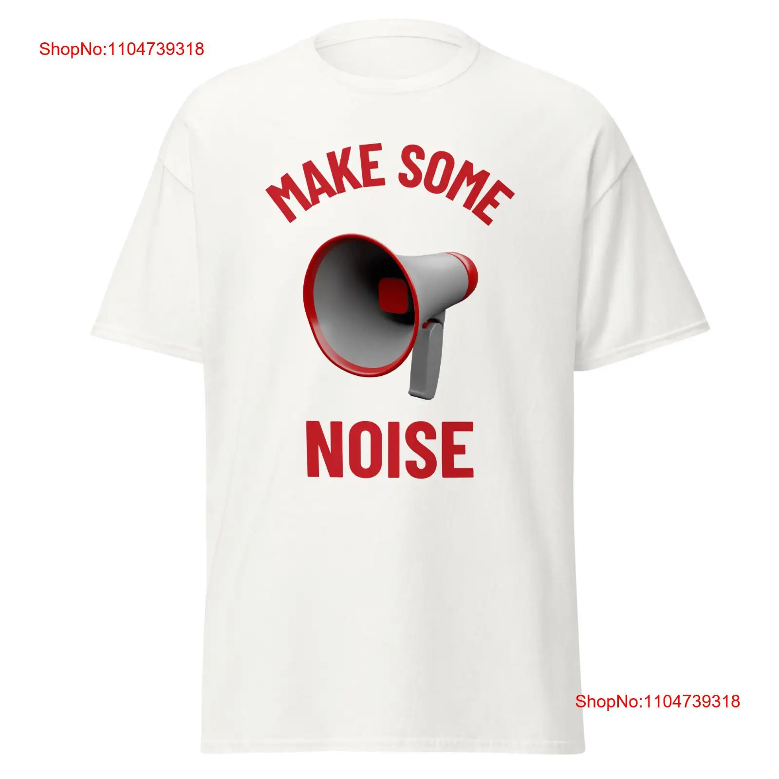 3D Printing Maket - Kaus Klasik Pria Make Some Noise