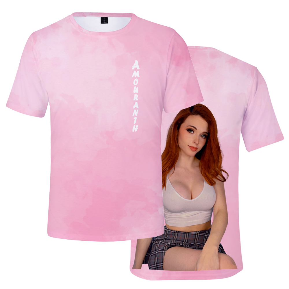 3D Printing Youtubers - Kaus Amouranth Uniseks Kaus Lengan Pendek