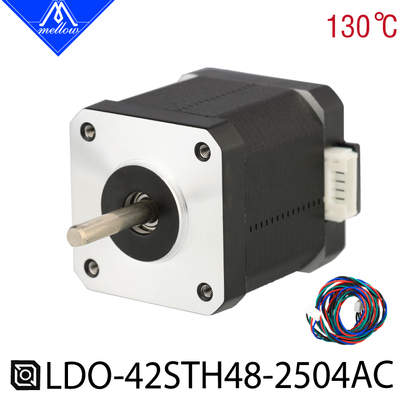 3D Printer Cable Chain - Mellow LDO-42STH48-2504AC Motor Stepper LDO 48MM
