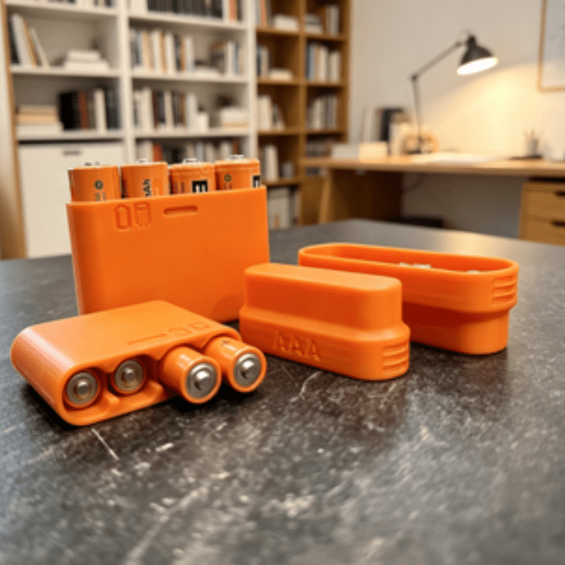 3D Printing Housing - 2 Buah Kotak Penyimpanan Baterai AA