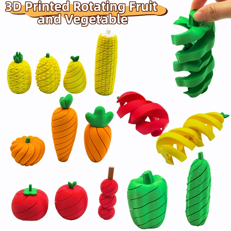 3D Printing Household Items - Seri Mainan Penghilang Stres Buah dan
