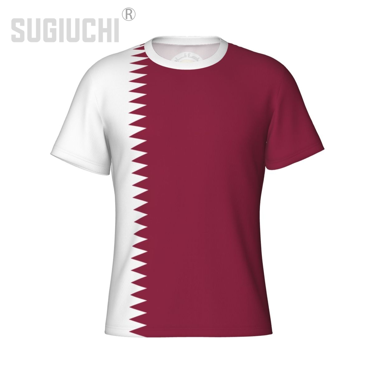 Kaos Olahraga Ketat Bendera Qa - 3D Printing Qatar ulasan dan harga