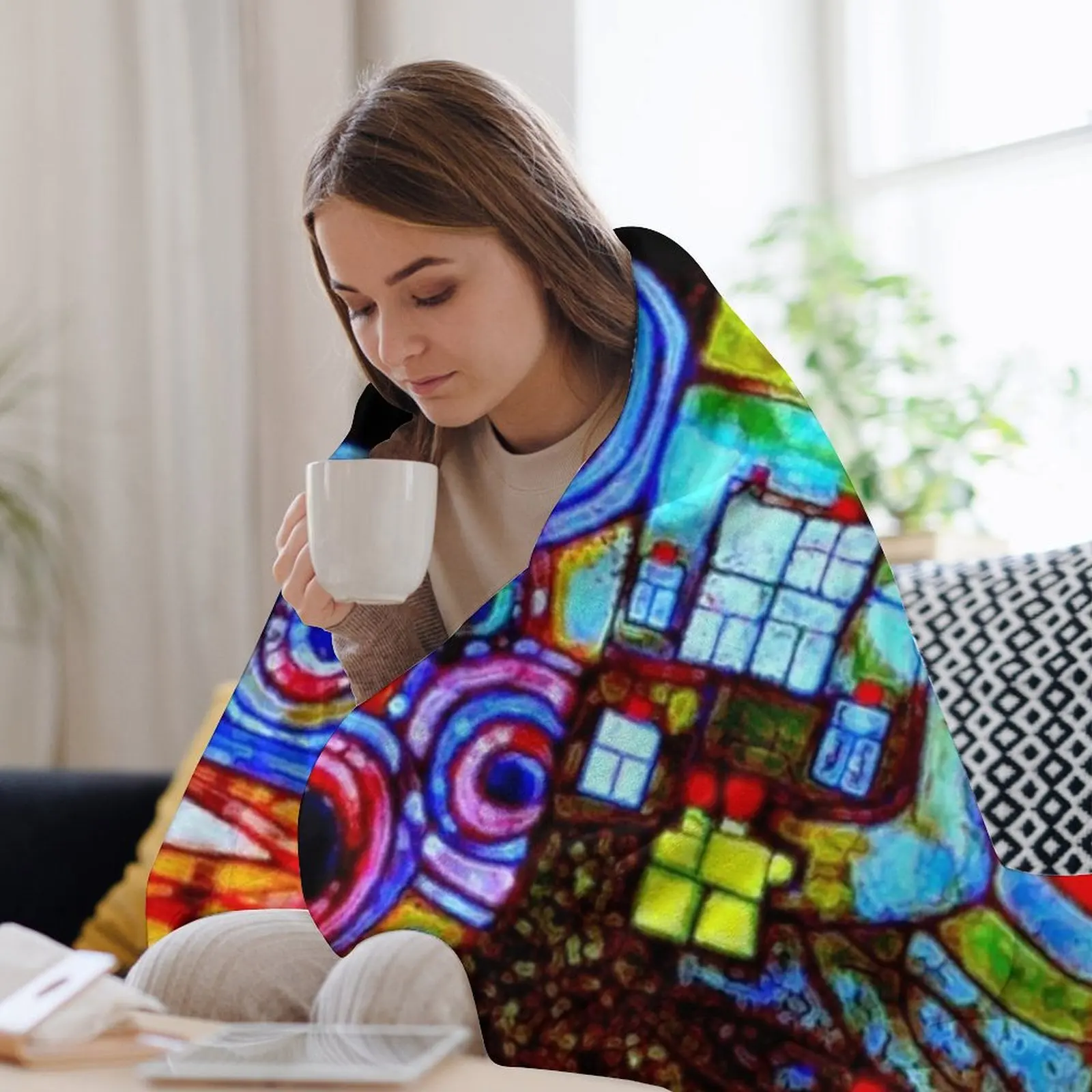 Qatar 813 neon Throw Blanket S - 3D Printing Qatar ulasan dan harga