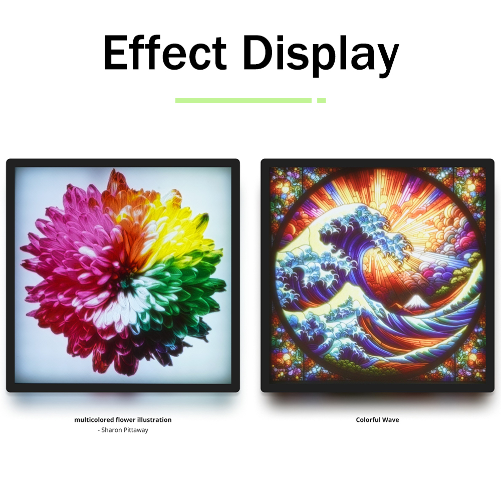 Panel LED Lithophane CMYK untu - 3D Printing Foto ulasan dan harga