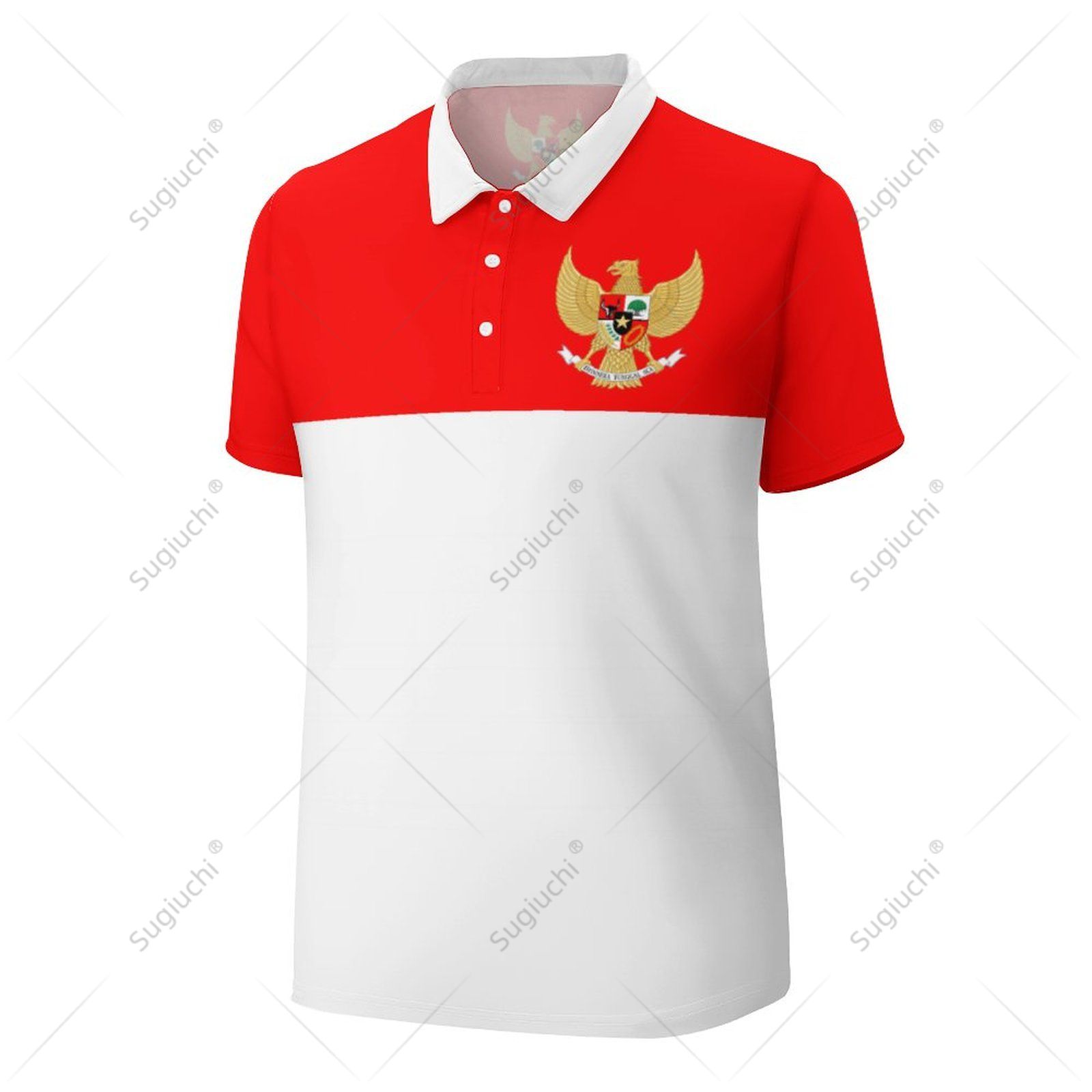 Kaos Polo Unisex Bendera Indon - 3D Printing Indonesia ulasan dan harga