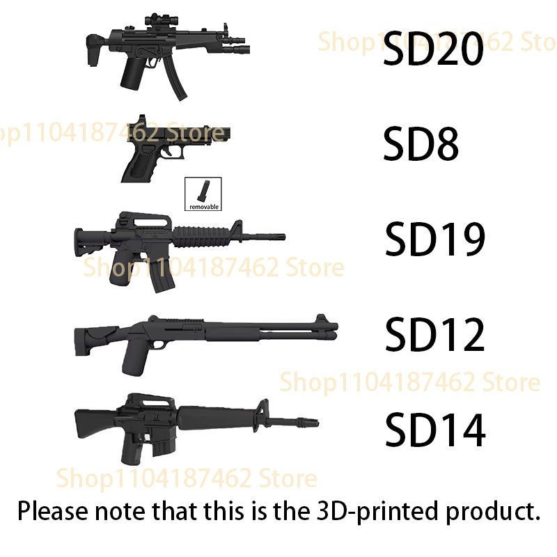 Figur Tentara Militer Peralata - 3D Printing Lego Bricks ulasan dan harga