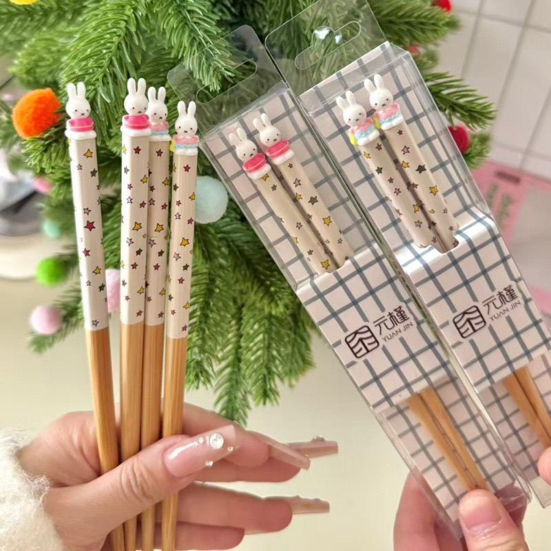 Sumpit Bambu Berlisensi Miffy  - 3D Printing Household Items ulasan dan harga