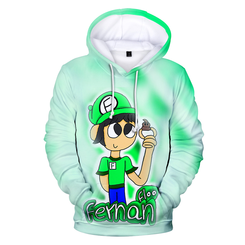 2026 Youtuber Fernanfloo Hoodi - 3D Printing Youtubers ulasan dan harga