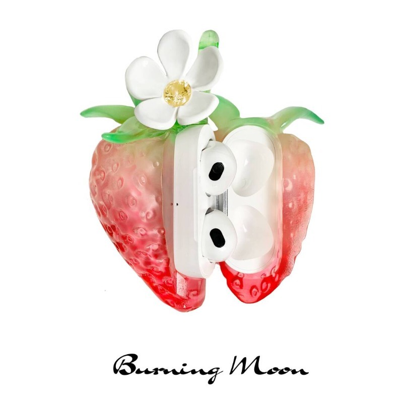 Casing Earphone Strawberry unt - 3D Printing Housing ulasan dan harga