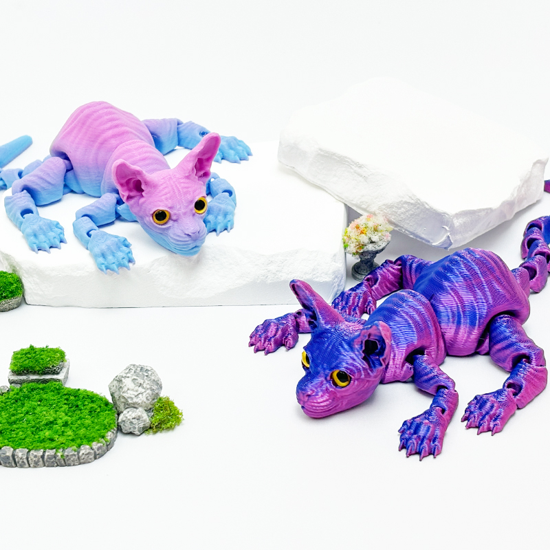 Kucing Sphynx Cetak 3D Realist - 3D Printing Household Items ulasan dan harga