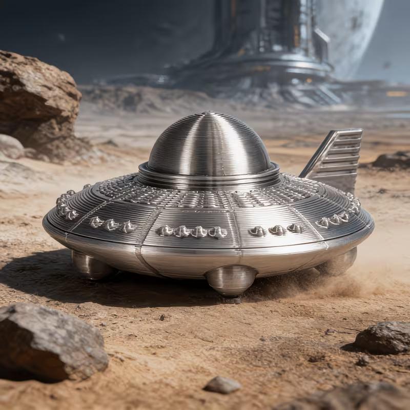 Patung UFO Cetak 3D Ornamen Pe - 3D Printing Nyc ulasan dan harga
