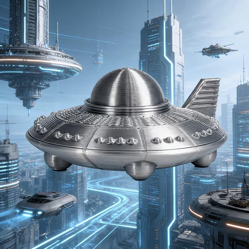 Patung UFO Cetak 3D Ornamen Pe - 3D Printing Nyc ulasan dan harga