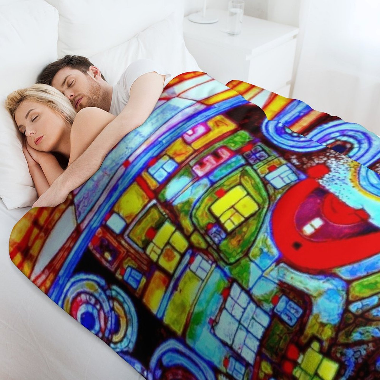 Qatar 813 Neon Throw Blanket S - 3D Printing Qatar ulasan dan harga