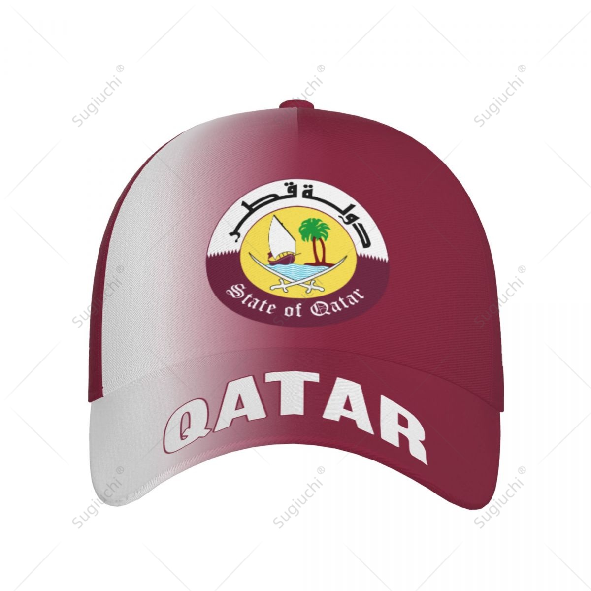Topi Bisbol Uniseks Bendera Qa - 3D Printing Qatar ulasan dan harga