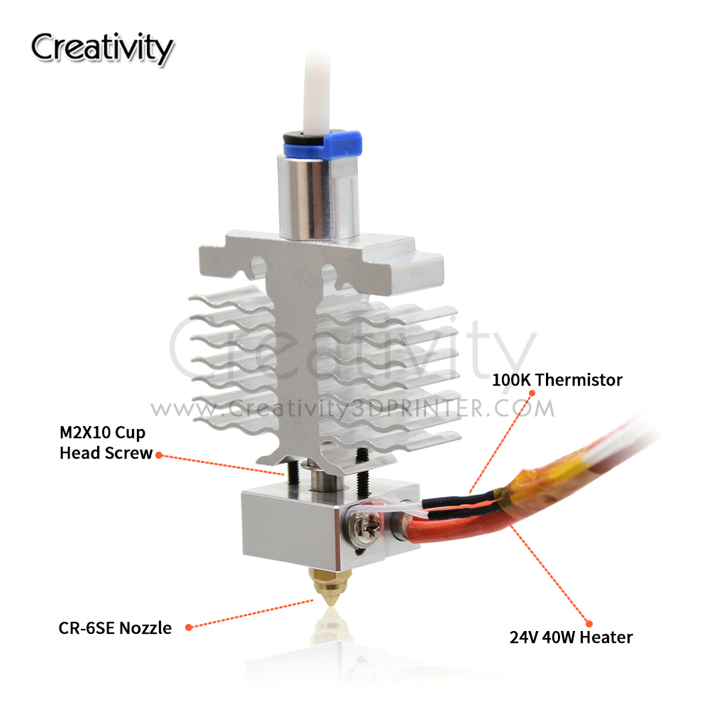 Kit Hotend logam penuh ditingk - Ender 3 Upgrade Kit ulasan dan harga