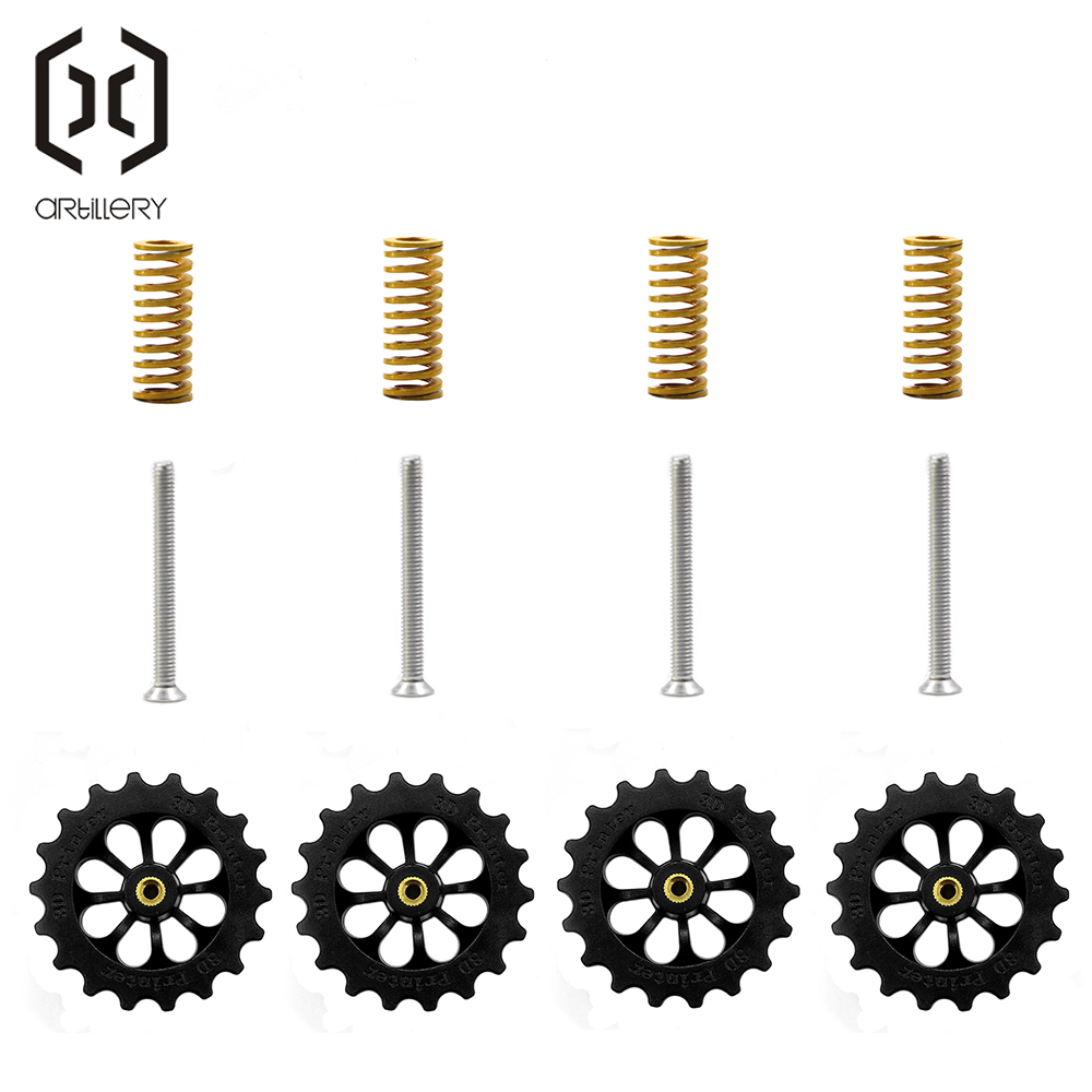 4 buah mur pengatur tingkat pe - 3D Printer Bed Spring ulasan dan harga