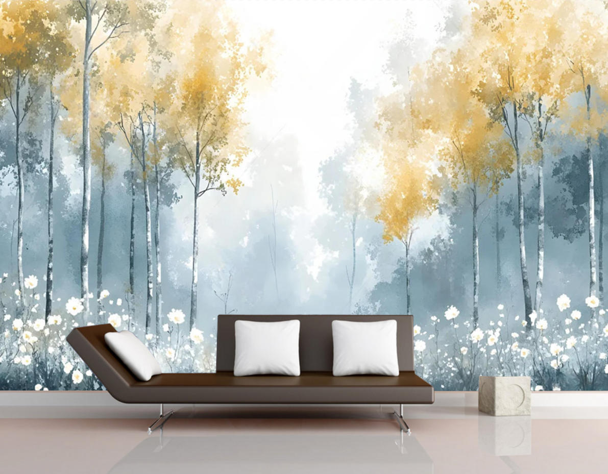 Wallpaper Hutan Hijau Kustom u - 3D Printing Heat Resistant Material ulasan dan harga