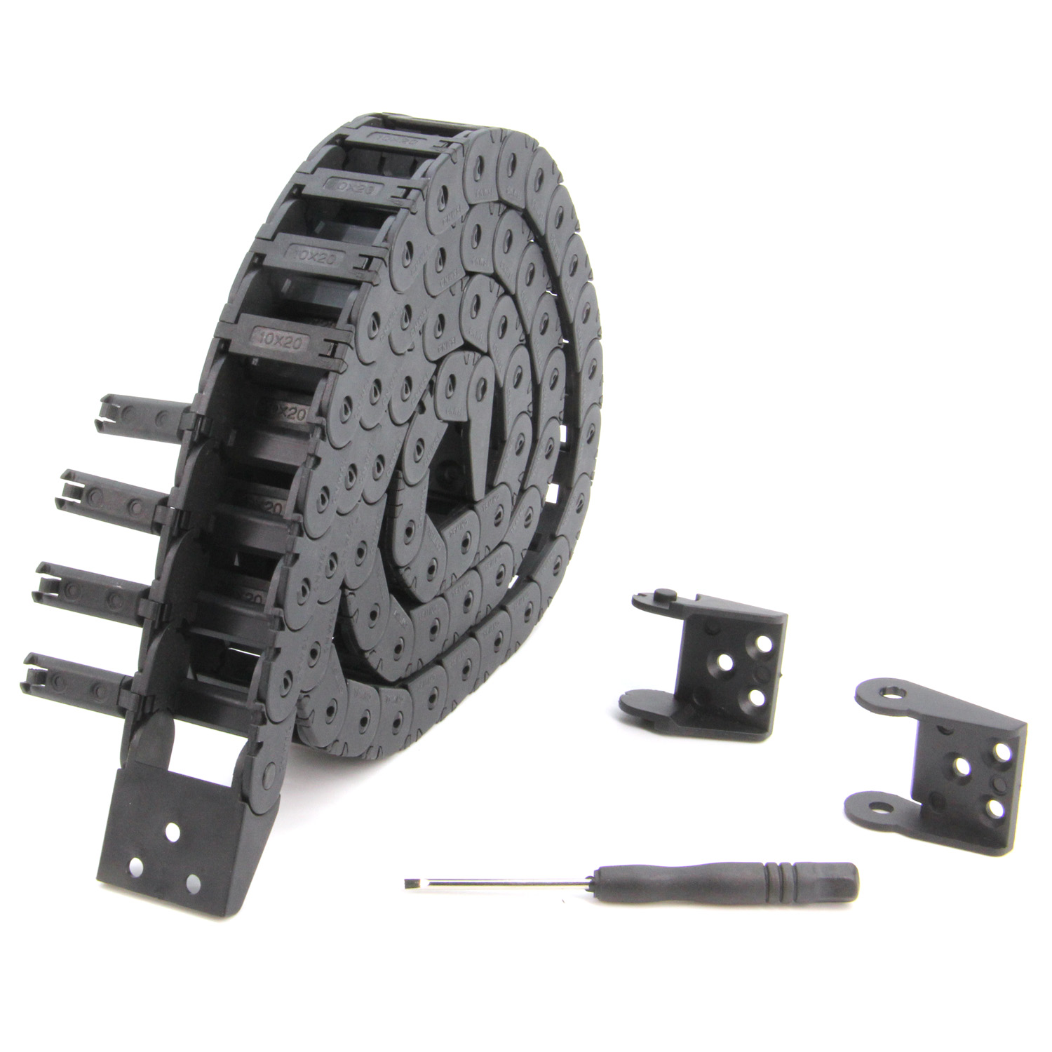 10X20Mm Panjang Rantai Tarik 1 - 3D Printer Cable Chain ulasan dan harga