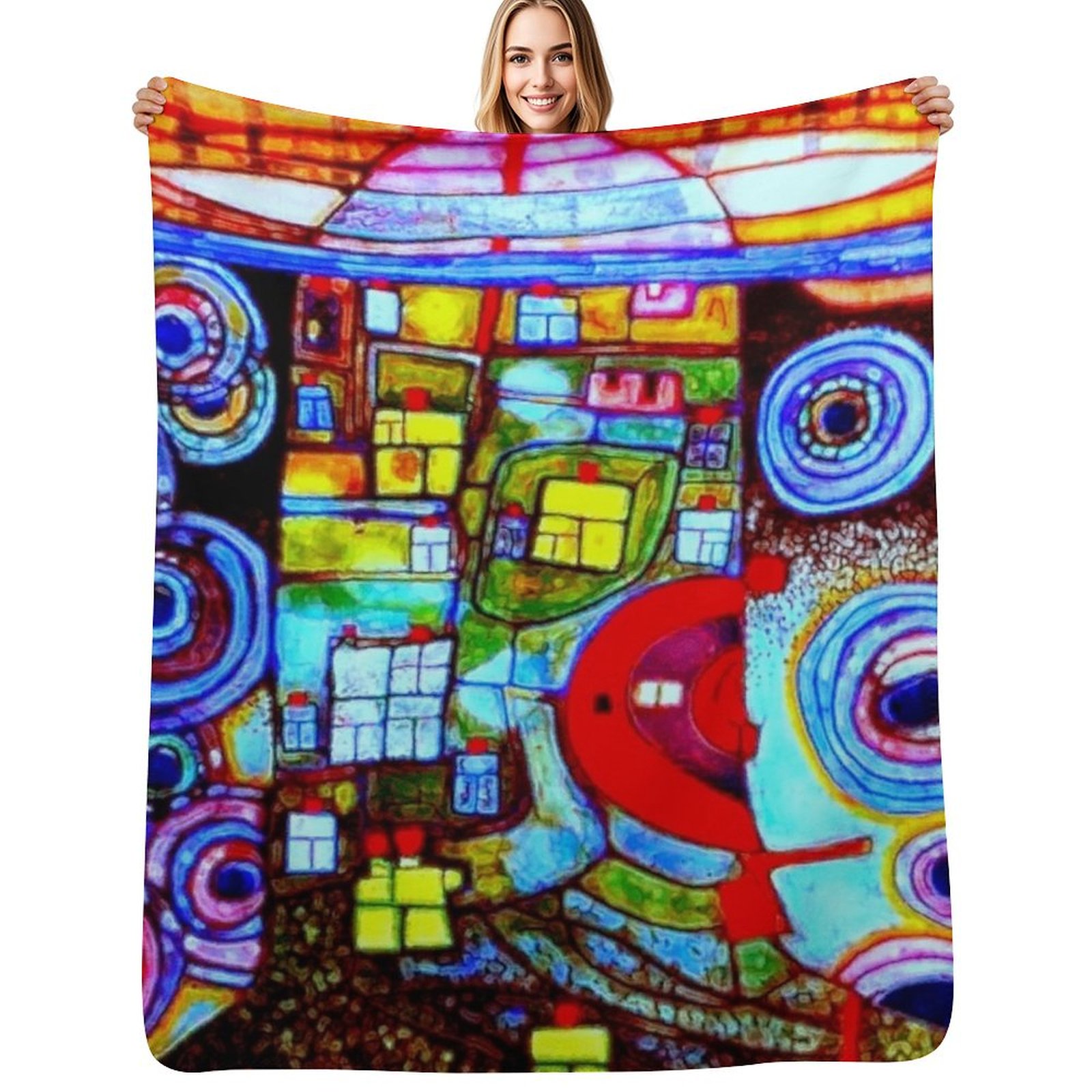 Qatar 813 Neon Throw Blanket S - 3D Printing Qatar ulasan dan harga