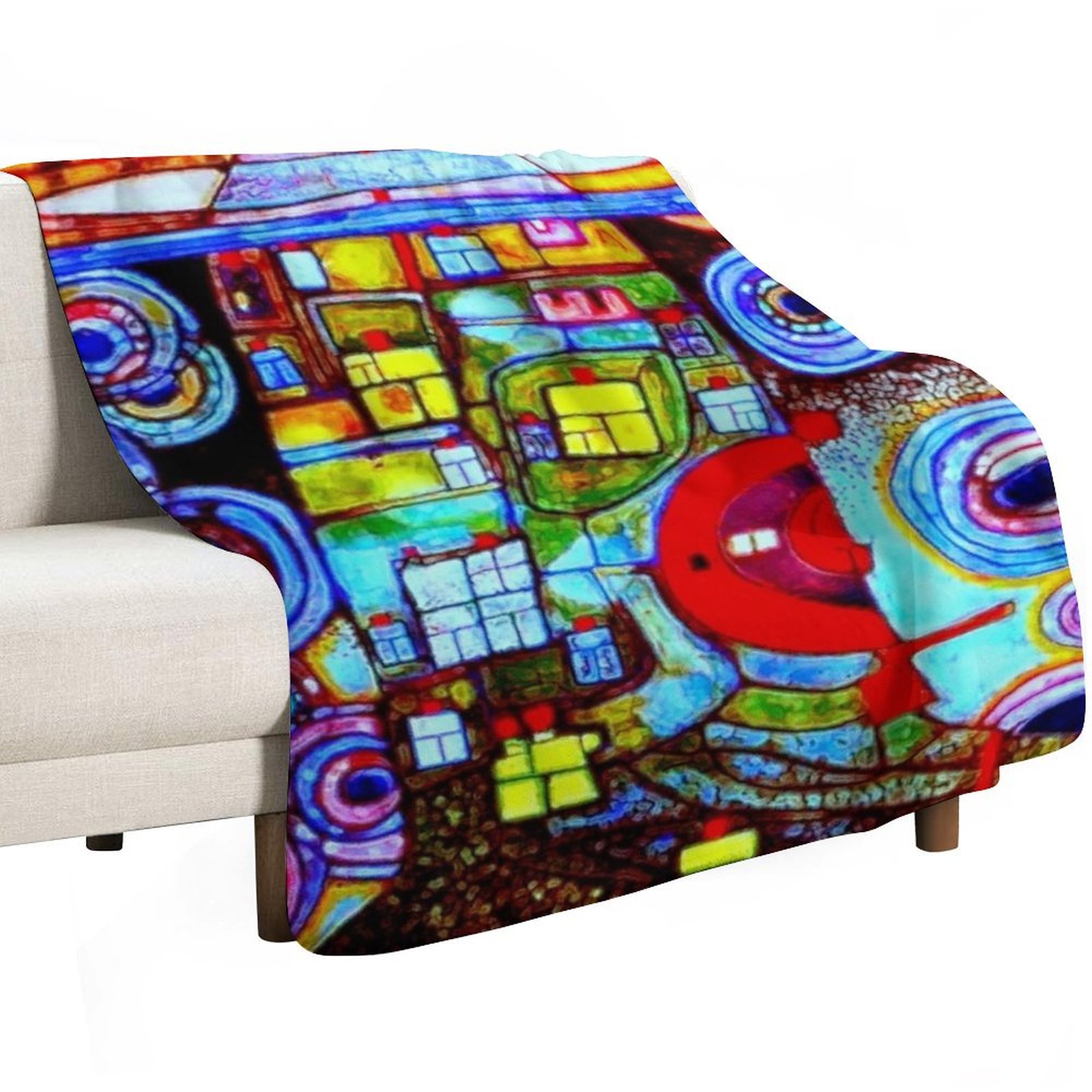 Qatar 813 Neon Throw Blanket S - 3D Printing Qatar ulasan dan harga
