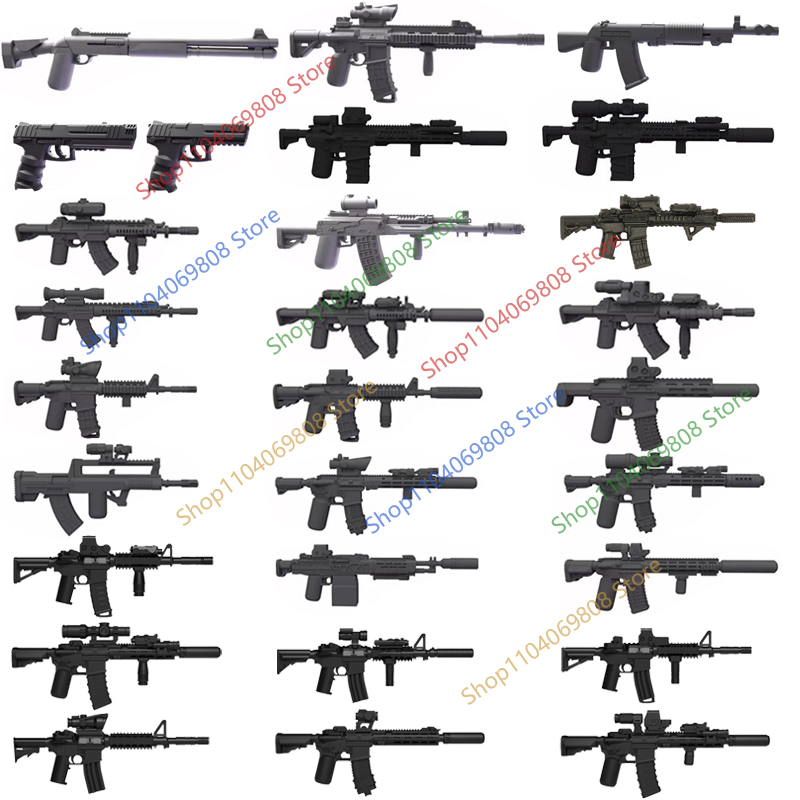 Figur Tentara Militer Aksesori - 3D Printing Lego Bricks ulasan dan harga