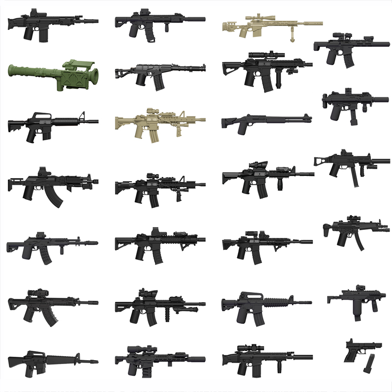 Figur Tentara Militer Aksesori - 3D Printing Lego Bricks ulasan dan harga
