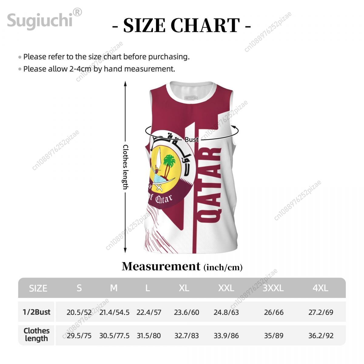 Kaos Olahraga Bendera Qatar 3D - 3D Printing Qatar ulasan dan harga