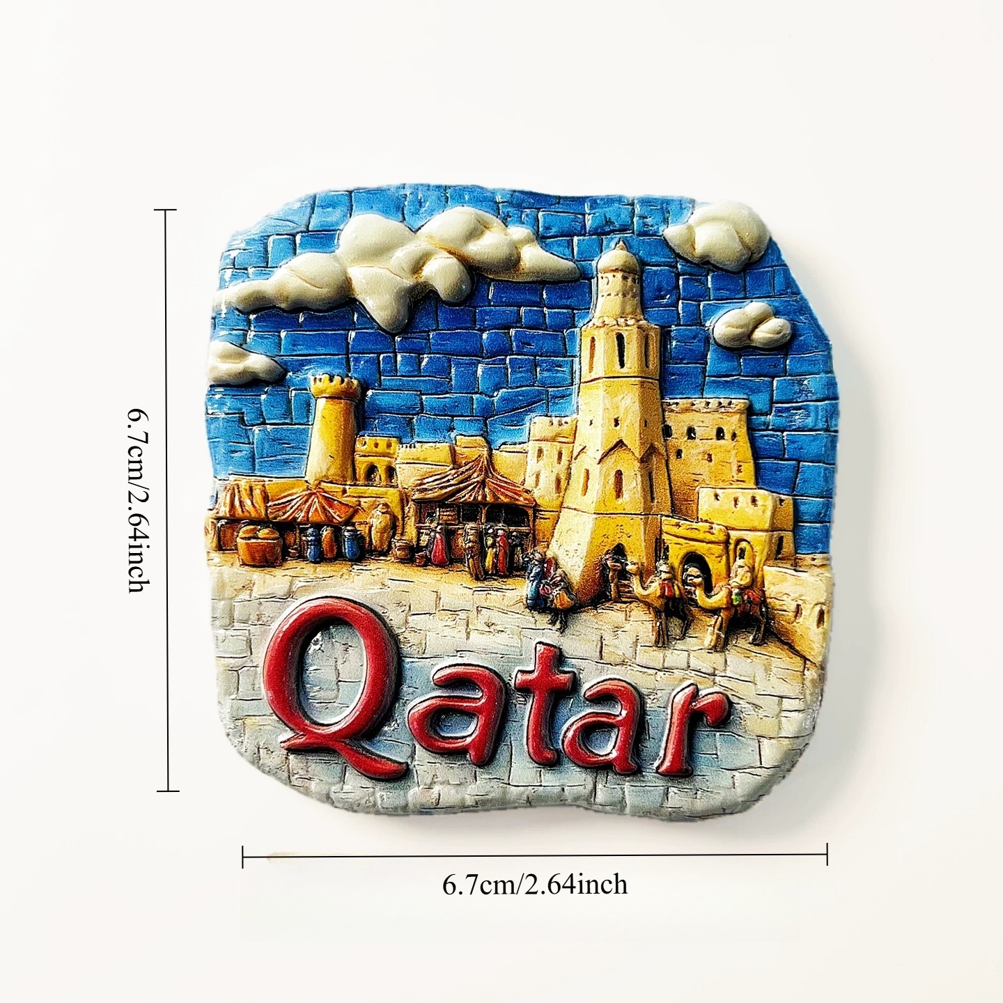 Magnet Kulkas 3D Qatar, Orname - 3D Printing Qatar ulasan dan harga