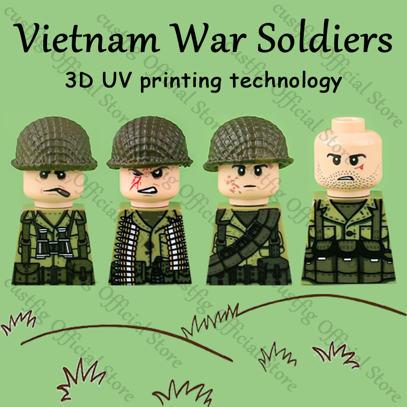 WW2 Figur Tentara Senjata 3D U - 3D Printing Lego Bricks ulasan dan harga