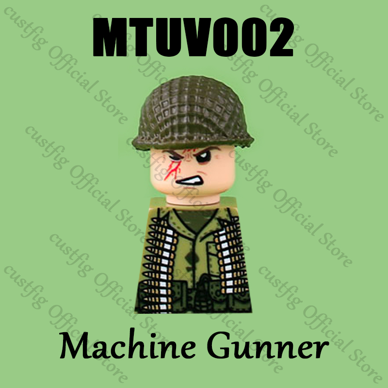 WW2 Figur Tentara Senjata 3D U - 3D Printing Lego Bricks ulasan dan harga