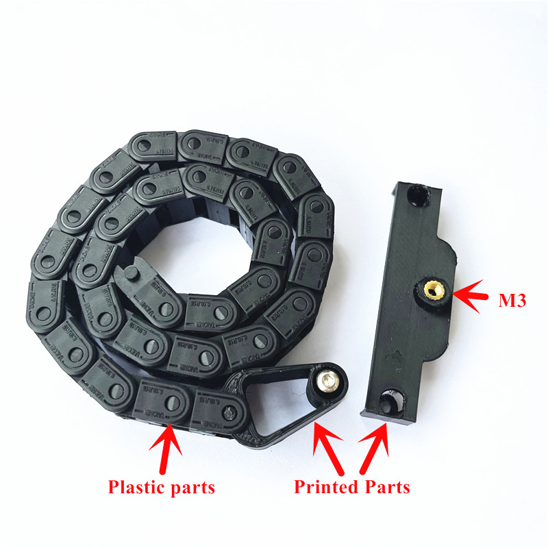 1 buah Flashforge petualang 5M - 3D Printer Cable Chain ulasan dan harga
