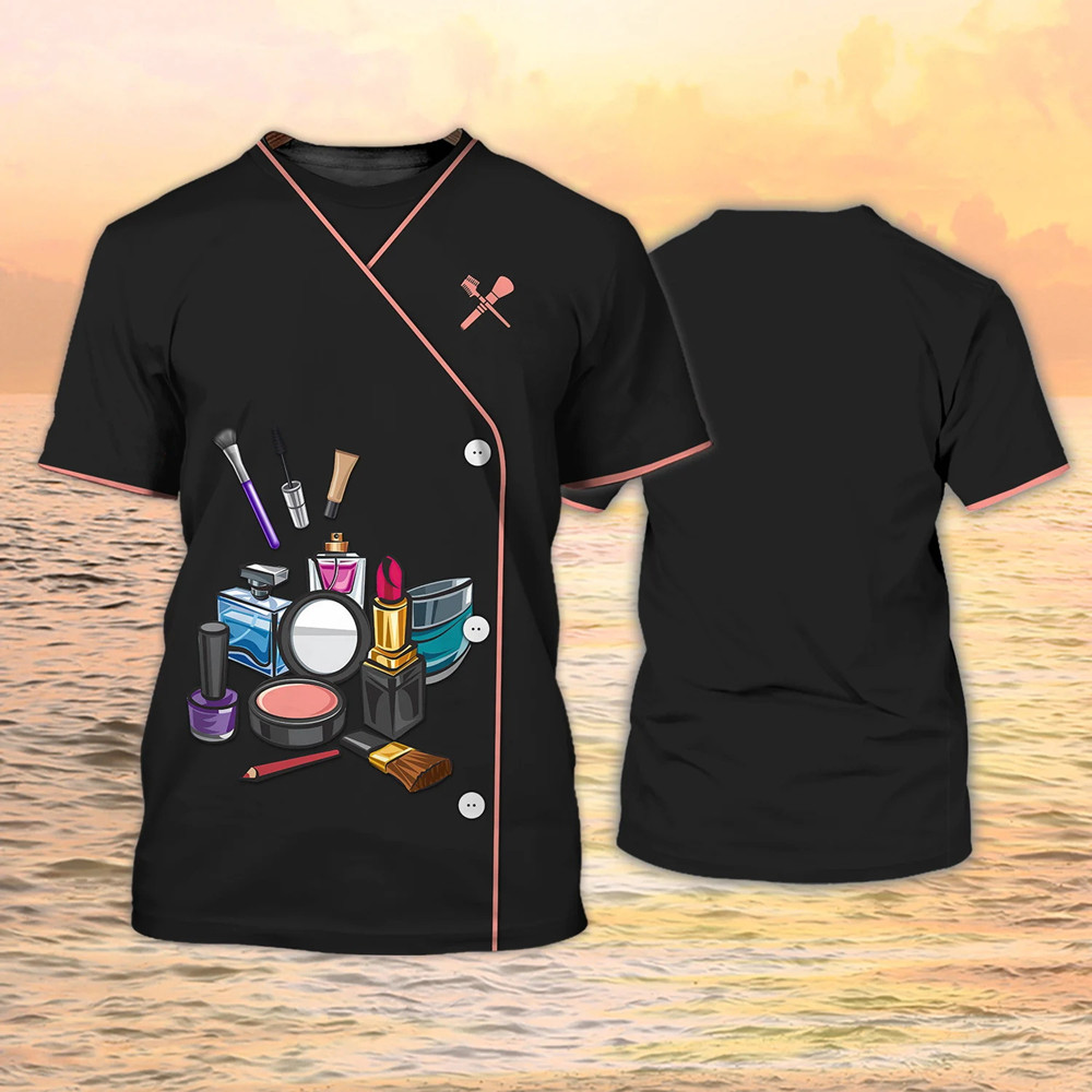 Kaos Make Up Artist Cosmeticia - 3D Printing Maket ulasan dan harga