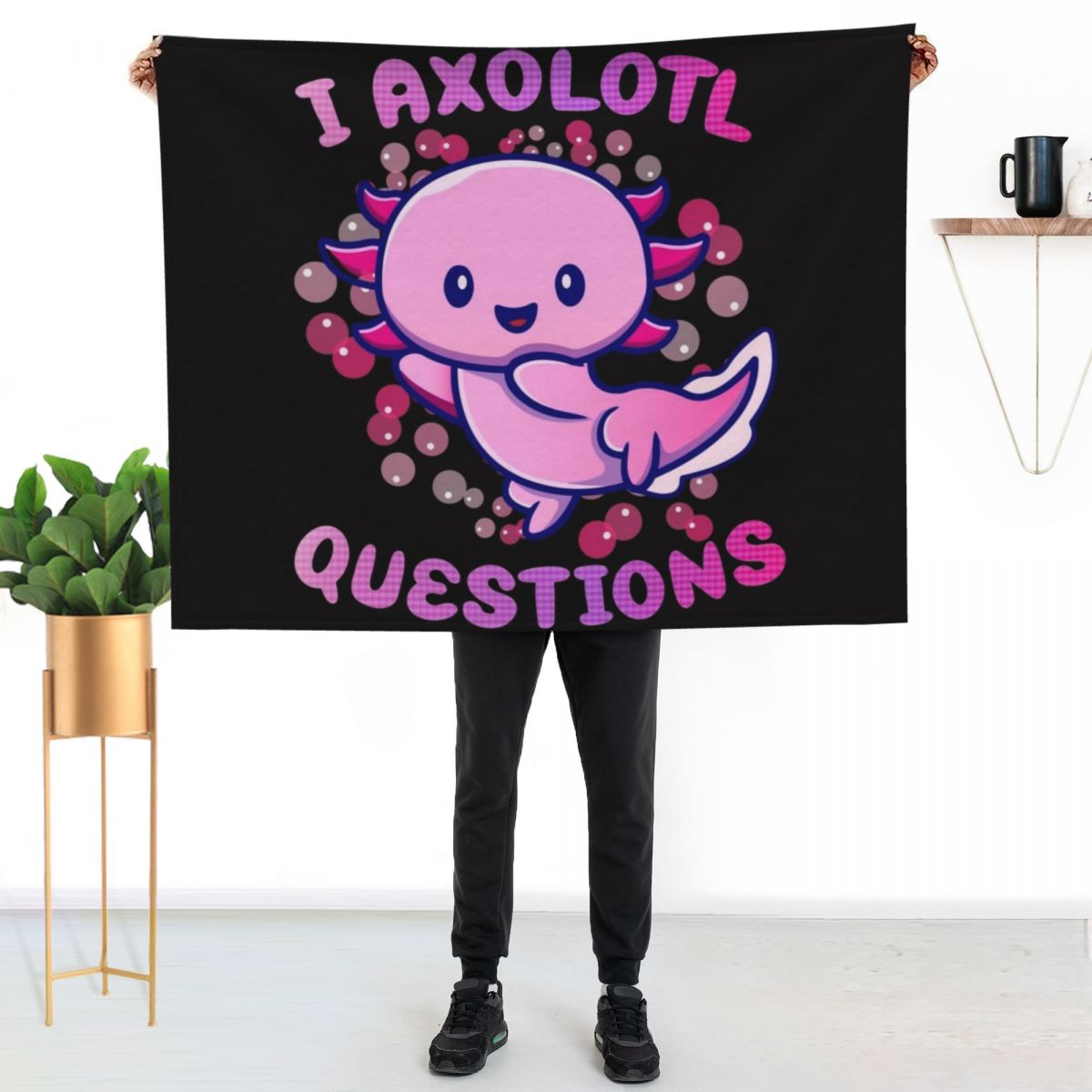 i axolotl questions Throw Blan - 3D Printing Question ulasan dan harga