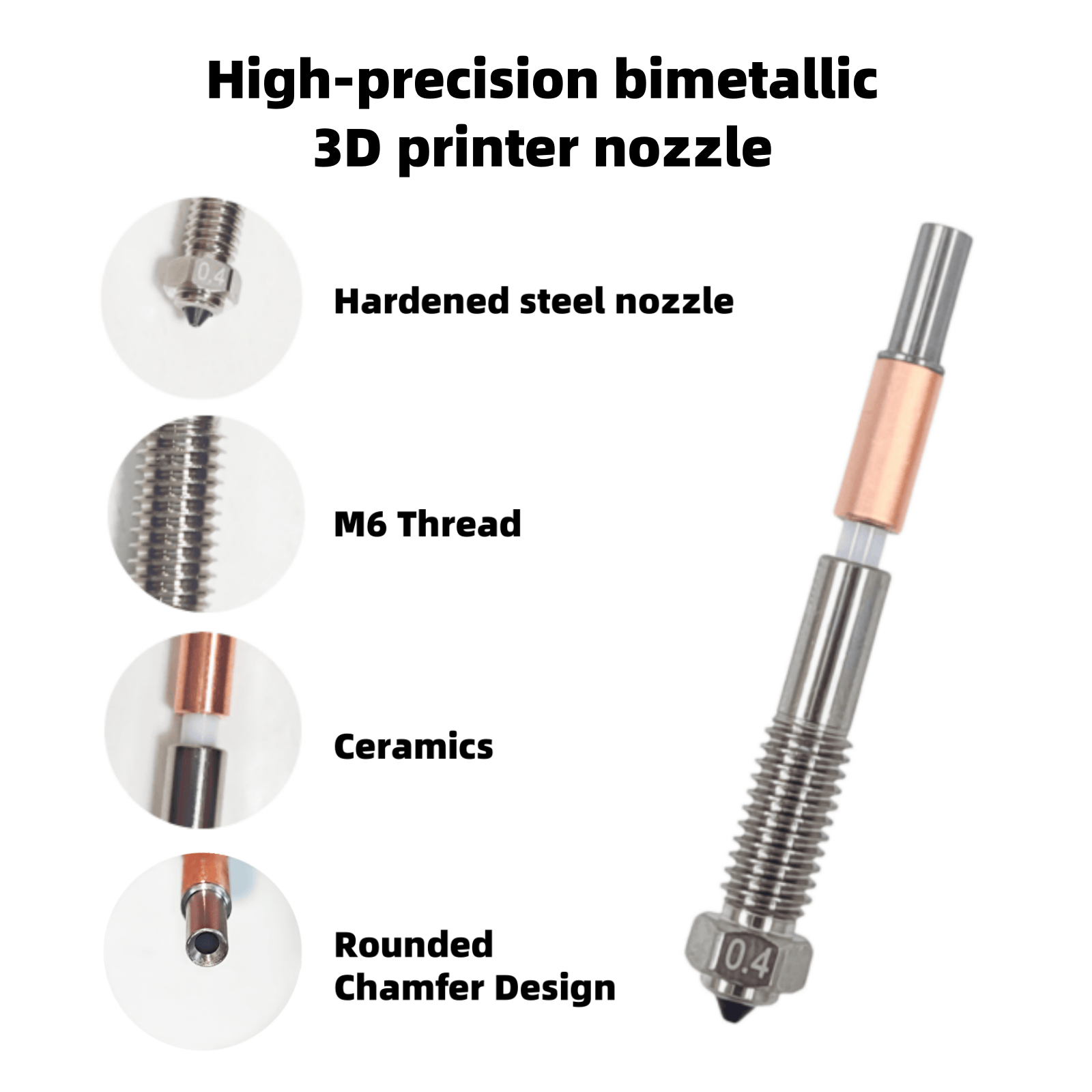 Nozel Bimetal untuk QIDI Plus  - 3D Print Removal Tool ulasan dan harga