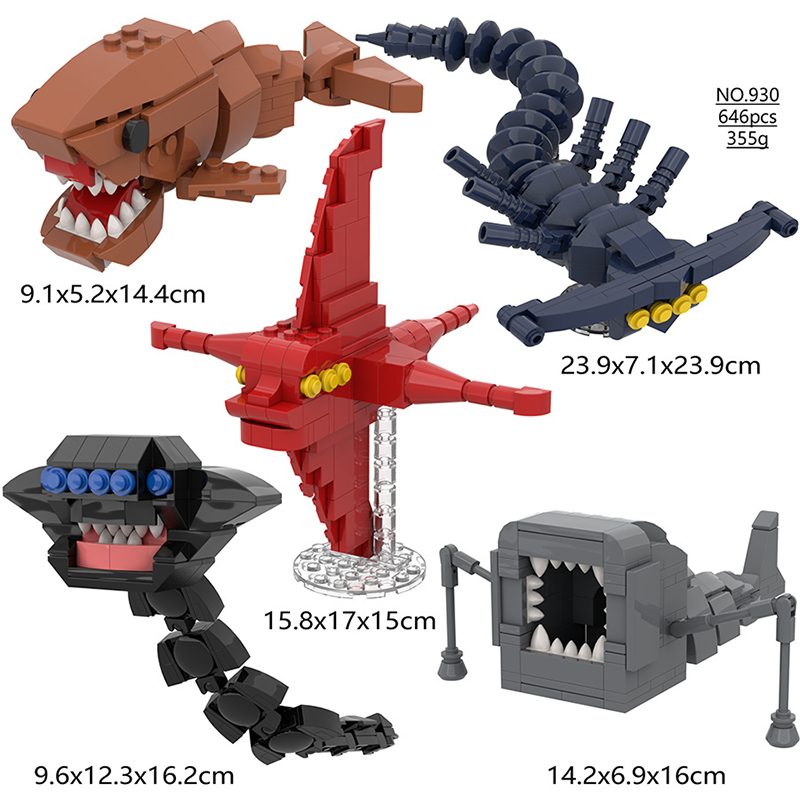 Seri Kota Figur Hewan Cetak 3D - 3D Printing Lego Bricks ulasan dan harga