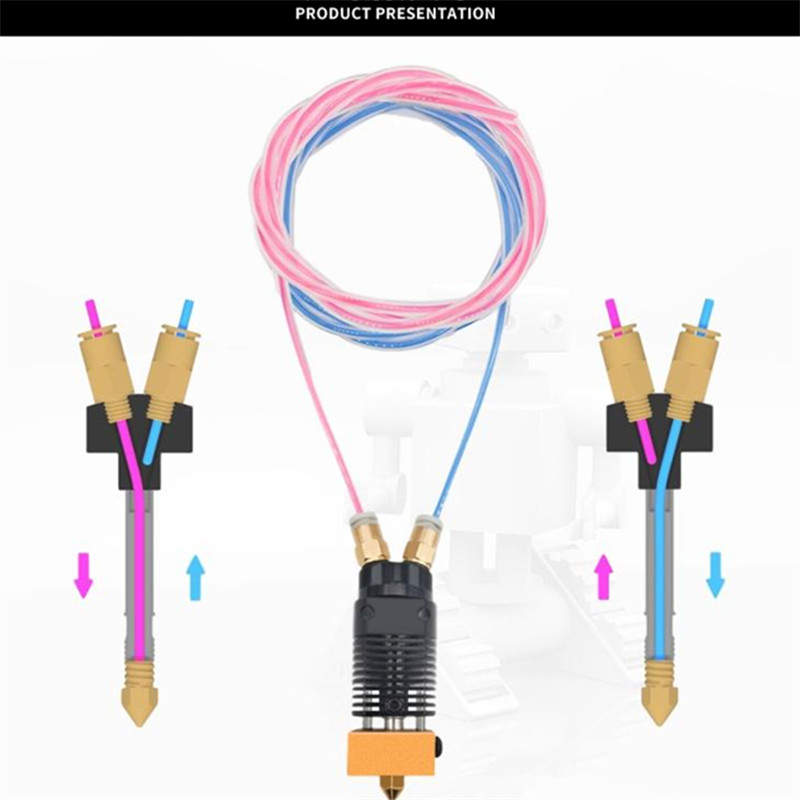 Meng-upgrade 12/24V 2 Di 1 Ext - Ender 3 Upgrade Kit ulasan dan harga