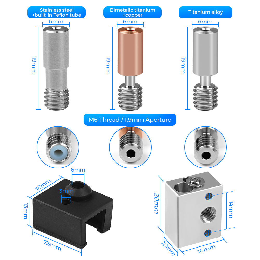 Upgrade Hotend Kit 300 ° untuk - Ender 3 Upgrade Kit ulasan dan harga