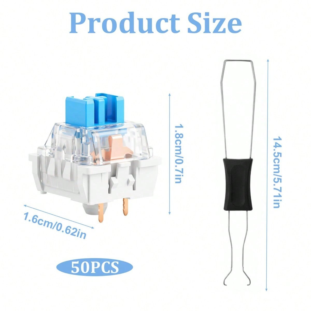 Sakelar Keyboard Mekanis 50 Bu - 3D Print Removal Tool ulasan dan harga