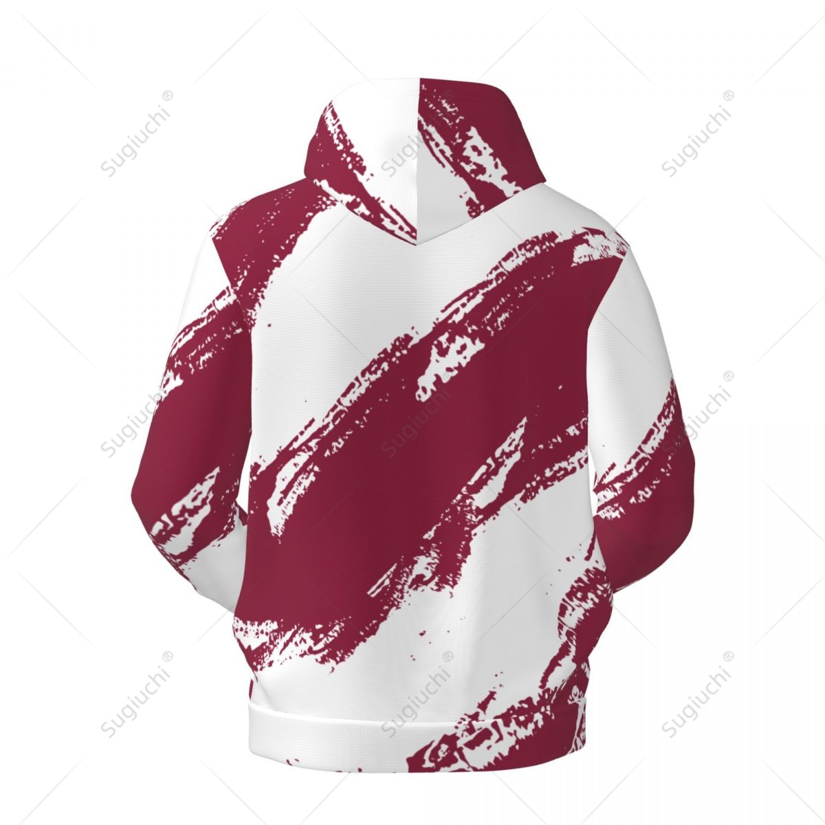 Hoodie Warna Bendera Qatar Uni - 3D Printing Qatar ulasan dan harga