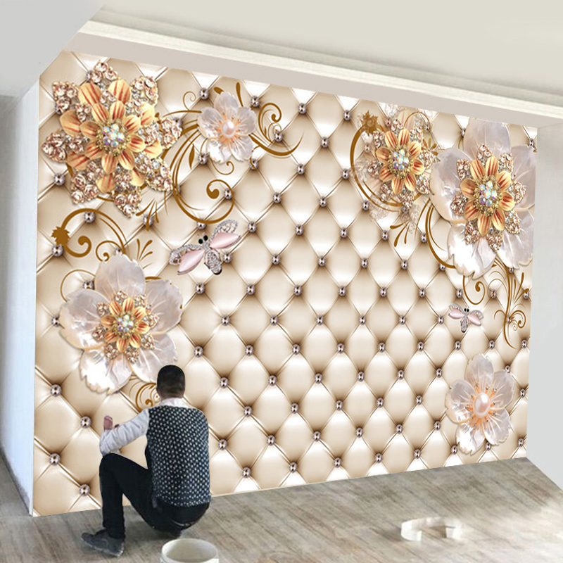 Kertas Dinding Mural 3D Ukuran - 3D Printing Foto ulasan dan harga