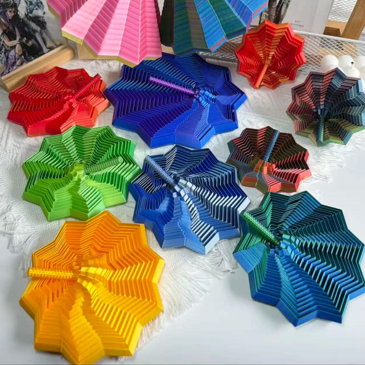 1 Buah Dekorasi Desktop Spiral - 3D Printing Household Items ulasan dan harga