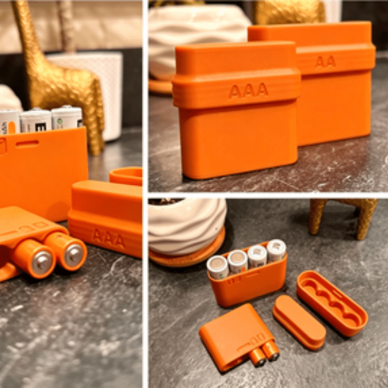 2 Buah Kotak Penyimpanan Bater - 3D Printing Housing ulasan dan harga