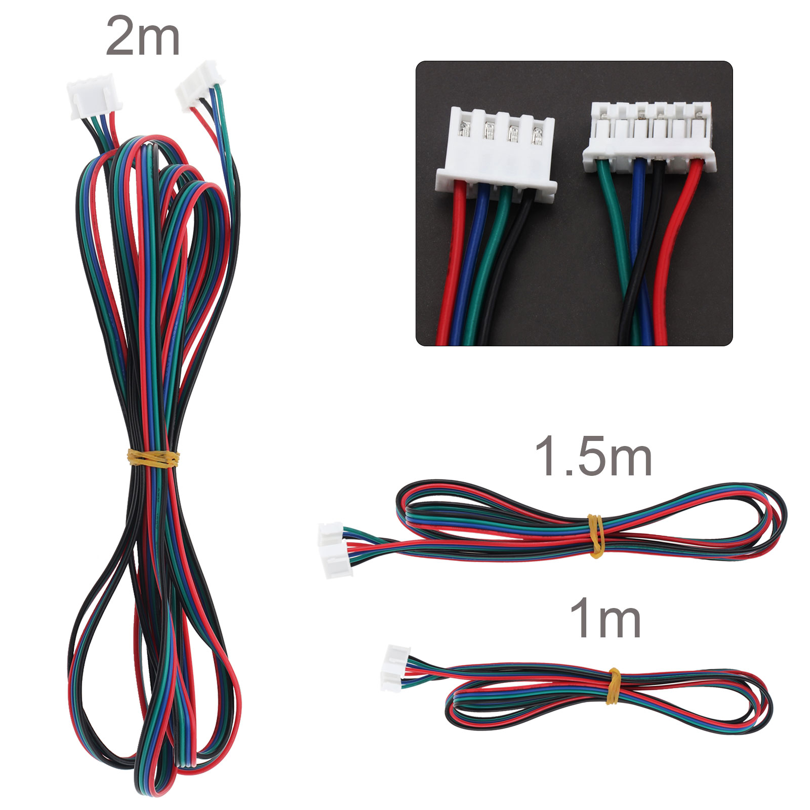 1 buah 1m / 1.5m XH2.54 4pin k - 3D Printer Cable Chain ulasan dan harga